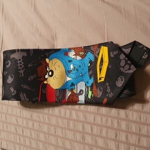 Vtg 90s Looney Tunes Taz Mechanic Necktie
